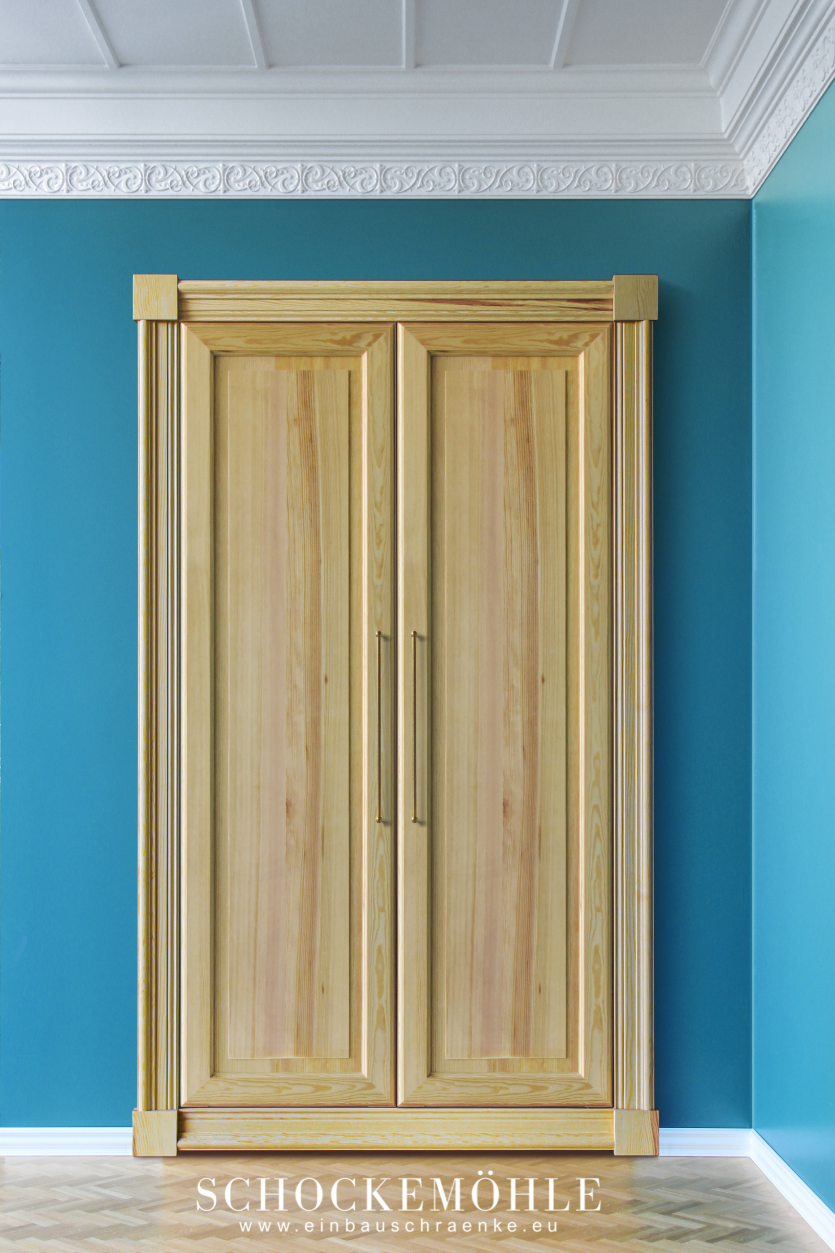 SE27-Echtholz Einbauschrank